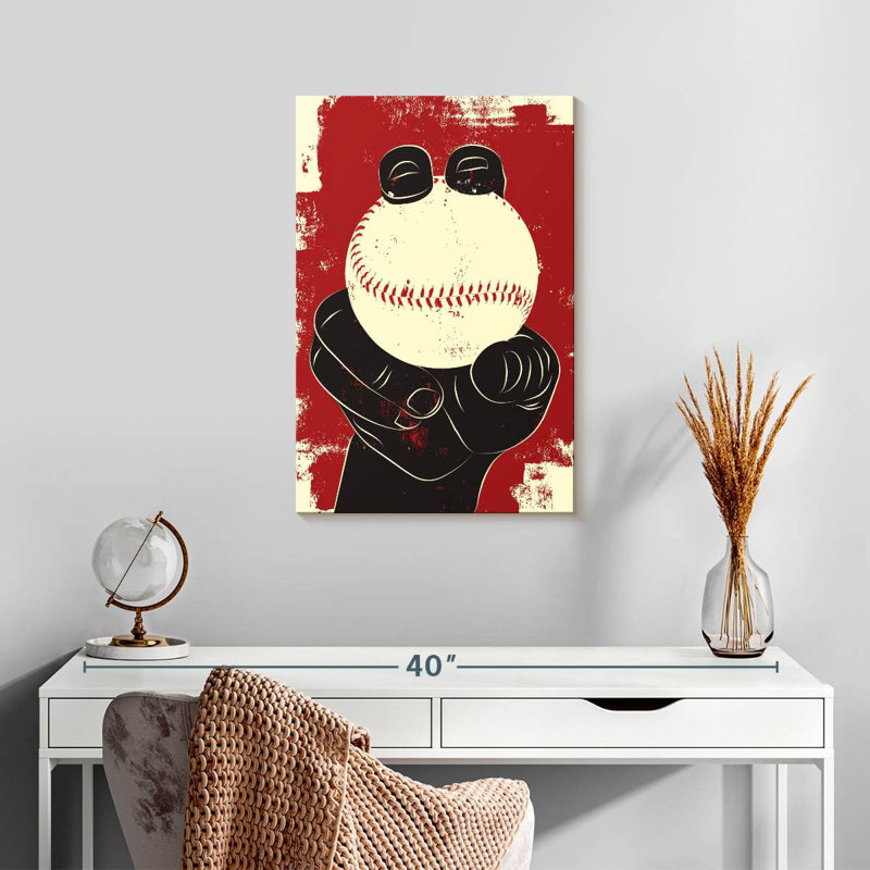 Joueur de baseball Sireci, H 24 po x l 16 po