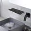 Wall Mounted Single Handle Waterfall Bathroom Vessel Sink Faucet With Pop-up Drain-108926691