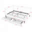 Structure de lit plateforme tapissier avec 2 tiroirs de rangement, canapé-lit réglable en velours-1074040221-1074040222