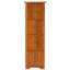 Armoire garde-manger à 4 coins - Maximisez l'espace de rangement Fabrication de finition antique en chêne pour l'unité de cuisine de 72 po avec poignées en métal American Home