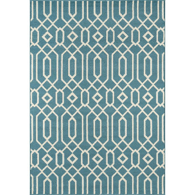 Tapis intérieur / extérieur bleu clair Gul