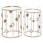 Ensemble de table d'appoint en métal Eppler