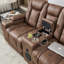 Berwin 2 Seater Linen Electric Reclining Loveseat-491534724