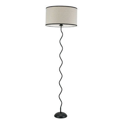 Sahrai 160cm Black Traditional Floor Lamp