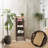 3-Tier Floor Stand with Storage Basket Bins - Walnut/Espresso-1311516306