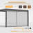 Patio Louvered Aluminum Pergola with Solar LED-104804877-104804879