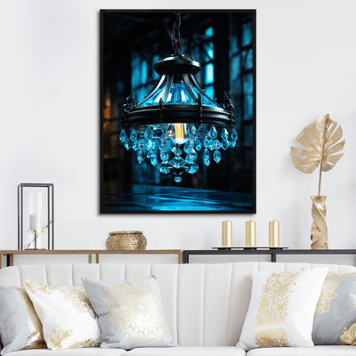 Chandelier Modern Sophistication - Glam Canvas Art Print