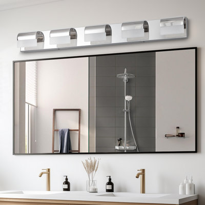 Éclairage pour salle de bain 5 lumières DEL Modern
