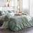Bedsure Linen Cotton Blend Duvet Cover Set-1029875374-1035177047
