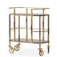 Savannah Breeze Serving Cart - Bright Gold