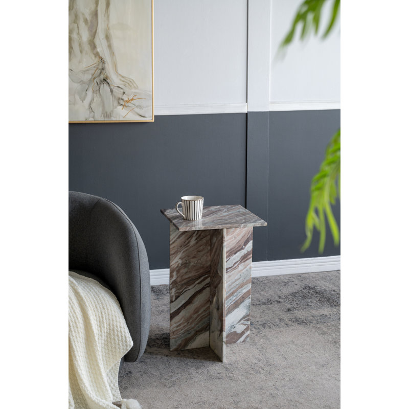 Baja Marble Top End Table