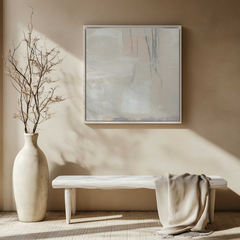 " Gentle Abstract Layers II ", 24.75" H x 24.75" W, American Maple
