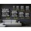 Impression sur toile, impression de texte noir et blanc moderne pour la maison et le bureau-2100341238