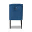 48.01cm H Tufted Velvet Upholstered Wing Back Side Chair in Grey-698805360