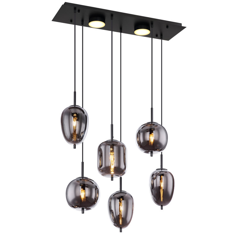 Nikitas 6 - Light Matte Black Pendant