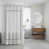 White/Taupe Border