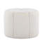Repose-pieds Daisy en tissu blanc par Lumisource