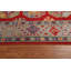 Tapis de couloir unique en laine noué à la main 2 pi 9 po x 9 pi 7 po nouvel âge en vert / brun / rouge