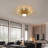 8 Lights Modern Exquisite Semi Flush Mount Ceiling Light