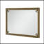 Miroir rectangulaire avec cadre en métal
