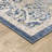 Goulart Textural Distressed Traditional Navy/ Gold Area Rug-1721368957