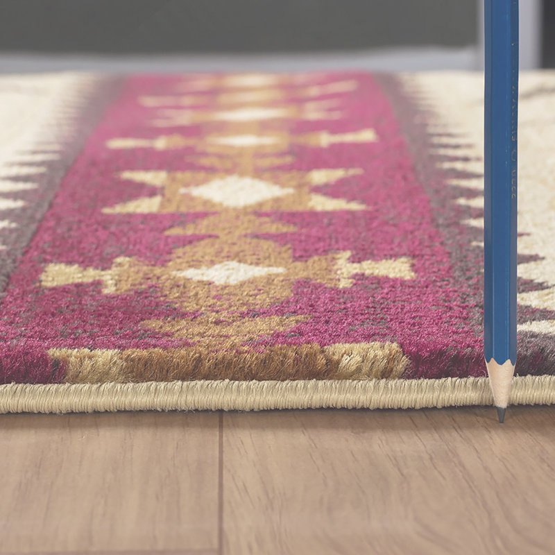 Nature's Nest Multi  Lodge Area Rug, Runner 2'7" x 7'3"