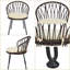 Ensemble de conversation d'extérieur Verdiva avec 2 chaises en rotin et table en verre-115694834-115694830