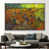 White Floater Framed