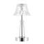 Lampe de bureau chromée 11,5 po Faycal