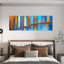 San Francisco City Lights, art contemporain abstrait de l'architecture de la ville-90733893
