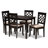 4 - Person Four Leg Base Dining Set-694015372