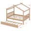 Lit en bois avec couchette-517957874