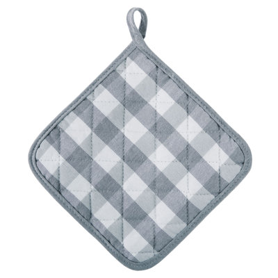 Live Life Products Checkered Polyester Potholder Set