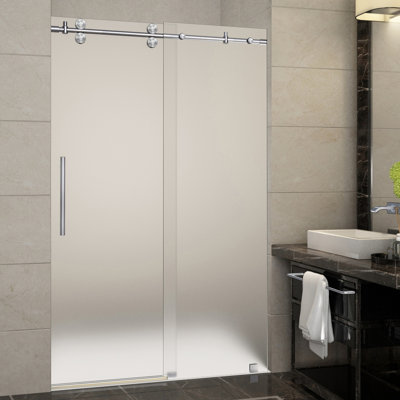 Porte de douche à charnière sans cadre 75 "Langham