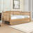 Wooden Daybed with Headboard and Trundle-1133844706-1133844712