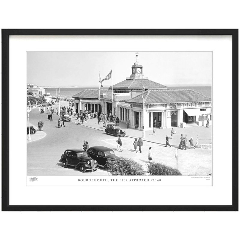 Bournemouth, The Pier Approach C1948 by Francis Frith - Single Picture Frame Print, 45cm H x 60cm W x 2.3cm D