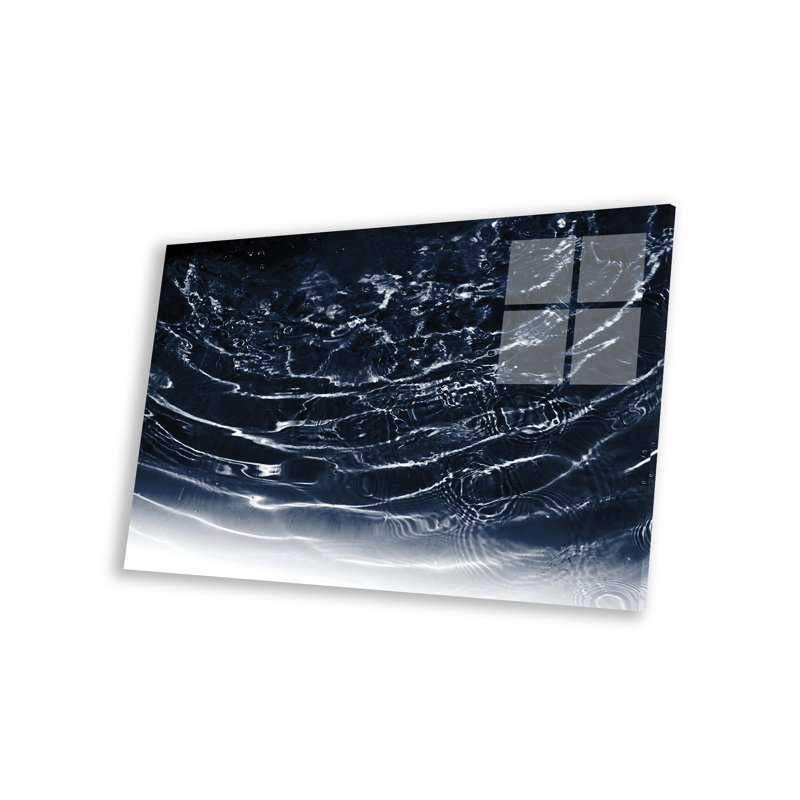 «Dark Night», bleu marine, «Ocean Dream I» sur plastique / acrylique par Anita's & Bella's Art, peinture