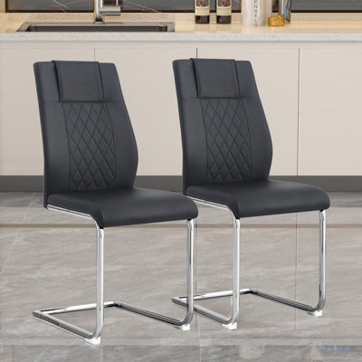 Chaise de salle à manger rembourrée Harin