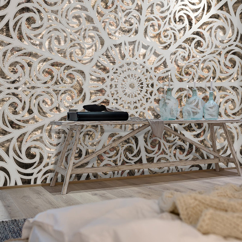 Non-Pasted Fleece Wallpaper Roll, 6.89' L x 118.1" W