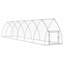 Cage à poulet en acier galvanisé 41,3 po x 47,2 po argent-1703035199