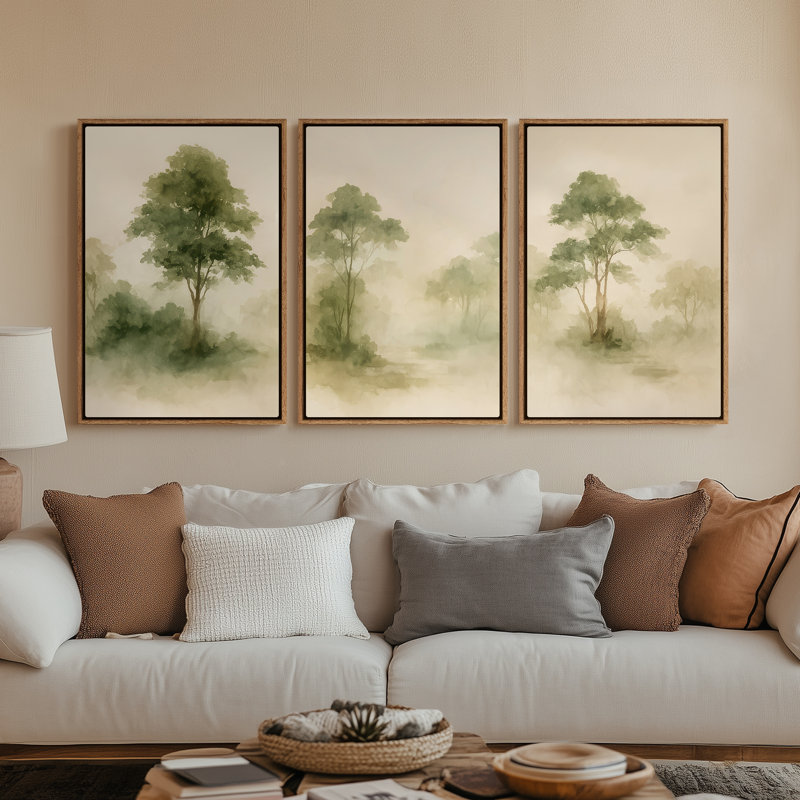 Art mural encadré sur toile, impressions murales abstraites rétro 24 "x 36", Naturel, H 36 po x l 24 po