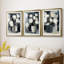 FLORAL Series DCXCV III - Impression personnalisée de qualité supérieure avec passe-partout - 3 pièces-1039901350-1039901354