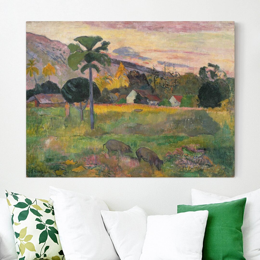 Komm her von Paul Gauguin - Kunstdrucke auf Leinwand