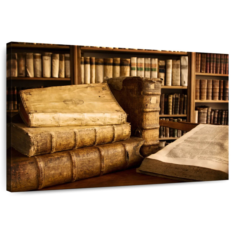 Bibliothèque de livres anciens Kerner, H 20 po x l 30 po