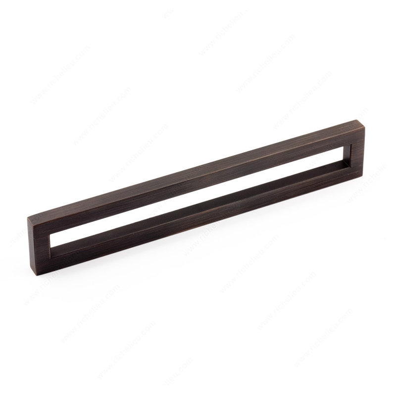 6 3/10" Centre Recessed Pull, Brushed Oil-Rubbed Bronze