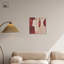 «Scarlet Beacons Canvas Boho» par Art Remedy-107758510-107758509