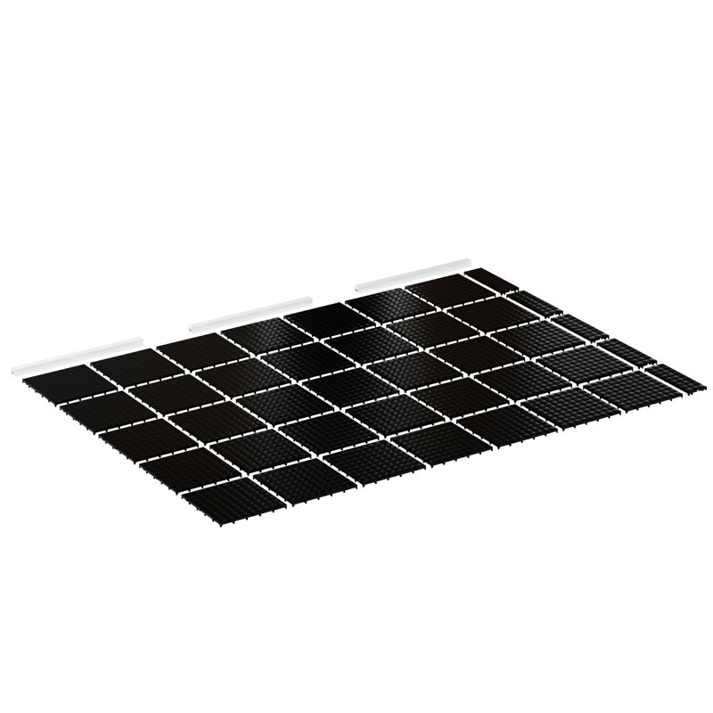 Panneaux de plancher en plastique robustes 8 pi x 6 pi pour remise extérieure