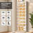 9 Tiers 9-18 Pairs Plastic Stackable Shoe Storage Cabinet For Entryway Easy Assembly-620410828