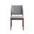 Sarha Armless Side Chair In Light Gray And Walnut (Set Of 2)-105401216