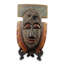 Royal Elephant Theme Handmade African Mask and Stand Sculpture